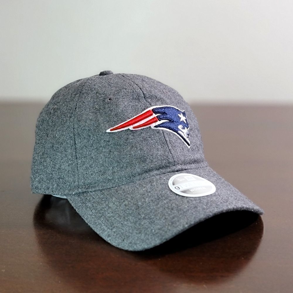 New Era NFL New England Patriots Dad Hat Cap Gray